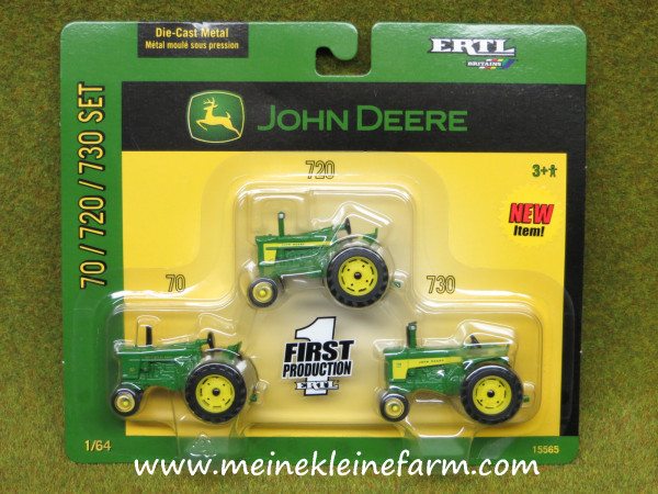 'John Deere 70 / 720 / 730 als Set (1:64)