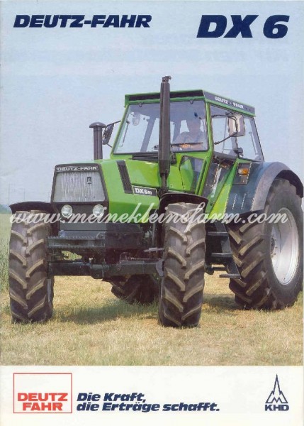 Prospekt: Deutz-Fahr DX 6